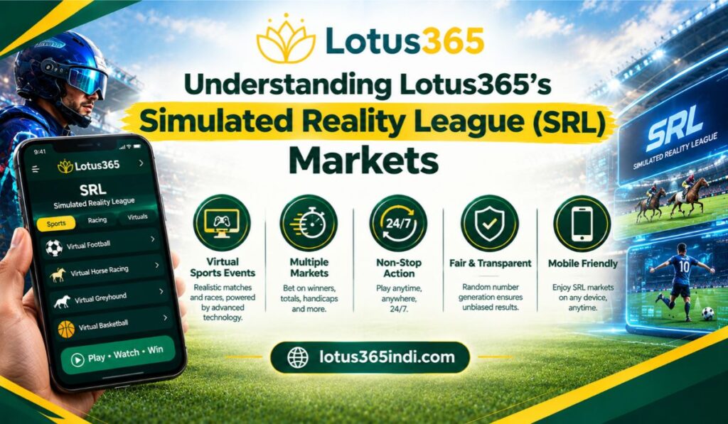Understanding Lotus365’s Simulated Reality League (SRL) Markets
